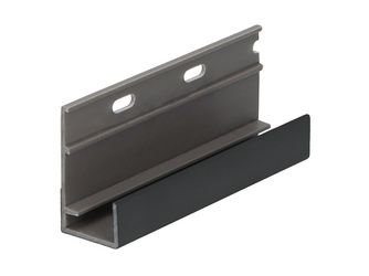 Keralit Startprofil für vertikale Montage Nightblack - Pure (Seidenmatt) 400cm