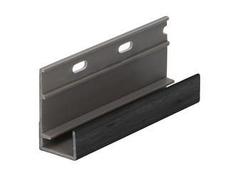 Keralit Startprofil für vertikale Montage Schwarz eiche 400cm