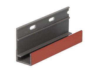 Keralit Startprofil für vertikale Montage Steinrot classic 400cm