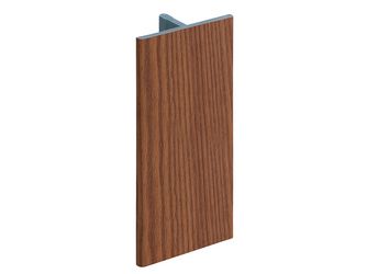Keralit Verbindungsprofil 17mm Braun Redceder - Classic (mit Holzmaserung) 400cm