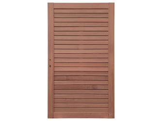 Tor Sichtschutzzaun Keruing