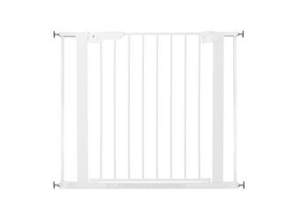 Kindersicherheitsgitter Björn, Metallg. weiß einstellbare Breite 73,5-93,3cm, Höhe 73cm