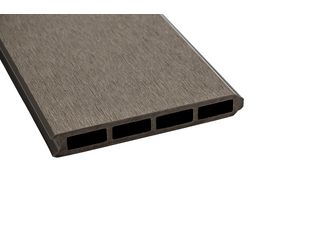 Sichtschutzzaun cWPC Grau "Kingston Vertical"