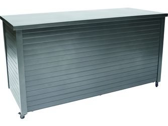 Kissenbox Gilbert 176x76x91cm Aluminium anthrazit ohne Schloss