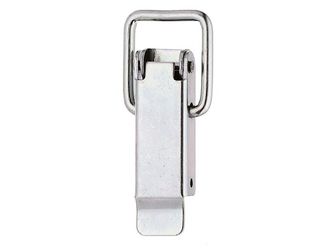 Kistenverschluss, ohne Schliesshaken, galv. gelb verzinkt, HxB 61x19mm Kistenverschluss, ohne Schliesshaken, galv. gelb verzinkt, HxB 61x19mm