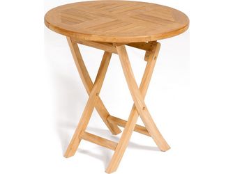 Klapptisch "York" 70cm rund Teak natur