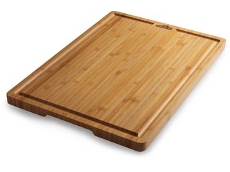 Kleines Bambus Schneidebrett (37x27cm) passend für Grills mit kl. Seitentischen