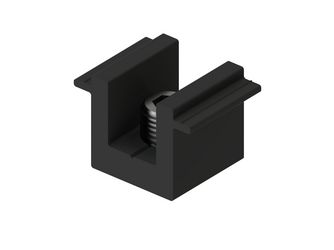 Klemmhalter Bausatz-SB (VE/4 St) Alu Schwarz