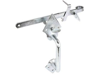 Klinken-Set f. Flechtzaun-u.leichte Holztore, disp., L 260mm Klinken-Set f. Flechtzaun-u.leichte Holztore, disp., L 260mm