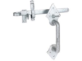 Klinken-Set f. Flechtzaun-u.leichte Holztore, feuerverzinkt, L 260mm Klinken-Set f. Flechtzaun-u.leichte Holztore, feuerverzinkt, L 260mm