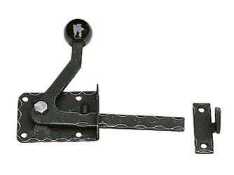 Klinkhakenverschluß schmiedeeisern, kompl.