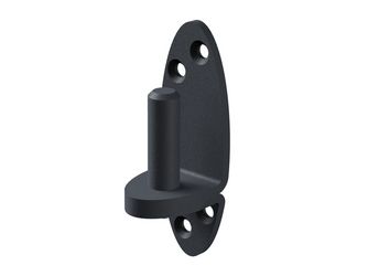 Kloben Ovado, verz., graphitgrau beschichtet, Dorn Ø13mm Kloben Ovado, verz., graphitgrau beschichtet, Dorn Ø13mm