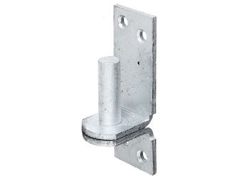 Kloben auf Platte, feuerverzinkt, Dorn Ø13mm, Abstand 11mm, Platte HxB100x35mm Kloben auf Platte, feuerverzinkt, Dorn Ø13mm, Abstand 11mm, Platte HxB100x35mm