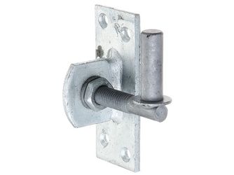 Kloben z.Anschrauben, verstellb., feuervz.DornØ13mm, Platte BxH45x105mm, Gewinde:M12 Kloben z.Anschrauben, verstellb., feuervz.DornØ13mm, Platte BxH45x105mm, Gewinde:M12