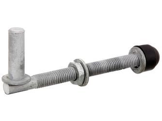 Kloben z.Durchschrauben, ein Paar, feuerverz., Dornst.Ø13mm, Länge 140mm, Gew.M12 Kloben z.Durchschrauben, ein Paar, feuerverz., Dornst.Ø13mm, Länge 140mm, Gew.M12