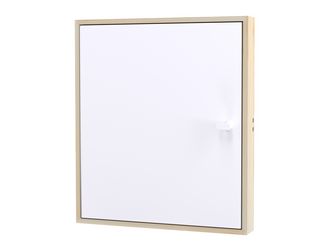 Kniestocktüren 11,5 cm Türrahmen aus Fichte, Tür CPL Platte, U-Wert 0,65, weiß lasiert Deckenöffnung 80 x 70 cm
