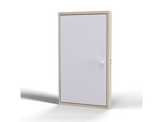 Kniestocktüren 11,5 cm Türrahmen aus Fichte, Tür CPL Platte, U-Wert 0,65, weiß lasiert Deckenöffnung 100 x 70 cm Kniestocktüren 11,5 cm Türrahmen aus Fichte, Tür CPL Platte, U-Wert 0,65, weiß lasiert Deckenöffnung 100 x 70 cm