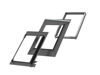 Kombi-Eindeckrahmen 10-16 EKL MK06 2002M Schiefer Schichtstück u. Mitte Alu