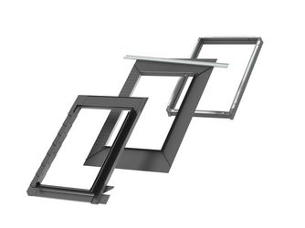 Kombi-Eindeckrahmen 10-16 EKL UK08 2001M Schiefer Schichtstück u. links Alu