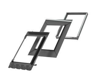 Kombi-Eindeckrahmen 10-16 EKW MK06 2002M Ziegel hoch/Welle u. Mitte Alu