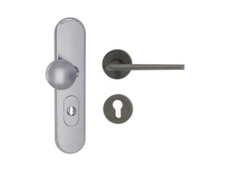 Kombi-Schutz-Garnitur TITANO 882 ES1 72mm Zylinderabdeckung Tür 38-50mm R REMOTE Kaschmirgrau