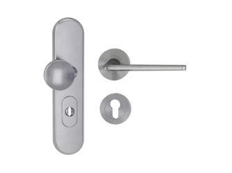 Kombi-Schutz-Garnitur TITANO 882 ES1 72mm Zylinderabdeckung Tür 38-50mm R REMOTE Samtgrau