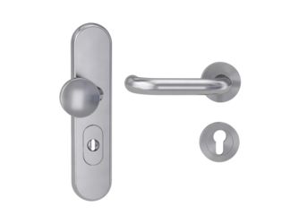 Kombi-Schutz-Garnitur TITANO 882 ES1 EM 72mm Zylinderabdeckung Tür 38-50mm L ALESSIA PROF Edelst. ma.