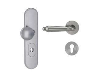 Kombi-Schutz-Garnitur TITANO 882 ES1 EM 72mm Zylinderabdeckung Tür 38-50mm L CAROLA Samtgrau