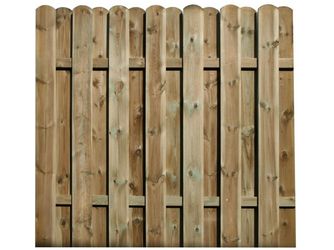 Sichtschutzzaun Kiefer KDI grün "Wandsbek"