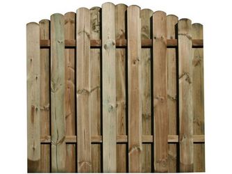 Sichtschutzzaun Kiefer KDI grün "Wandsbek"