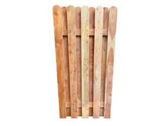 Sichtschutzzaun Lärche unbehandelt "Wandsbek"