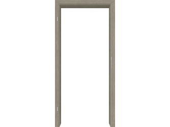 Wohnraumzarge CPL Struktura hellgrau "Mero"