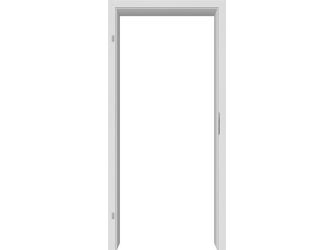 Wohnraumzarge CPL Struktura weiß "Mero"