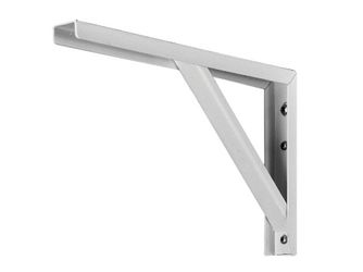 Konsole aus U-Profil, verzinkt, weiß Kst.b., HxT 175x400mm