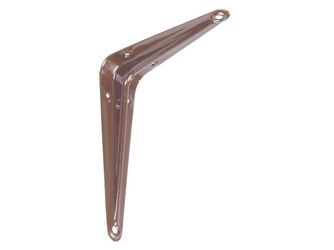 Konsole, braun lackiert, Höhe 125mm, Tiefe 100mm