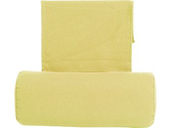 Kopfpolster ca. 37x15x6cm 100% Polyacryl Dessin gelb