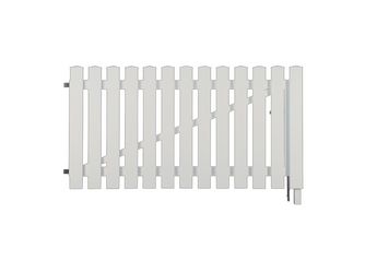 Tor Lattenzaun Kunststoff weiß "LIGHTLINE"