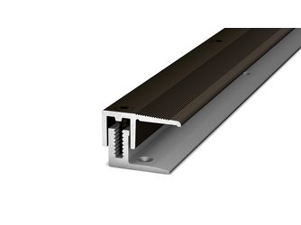 LPS 220 Abschlussprofil für Belagstärken von 7 - 16mm 22x12x1000mm, bronze