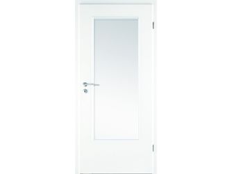 Zimmertür Lack Weiß ähnlich RAL 9010 LA LÖ 23 Klar Vollspan "Optima"