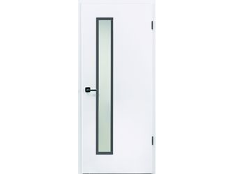 Zimmertür Lack Weiß ähnlich RAL 9010 LA LÖ 62 schlossseitig Vollspan "Optima"