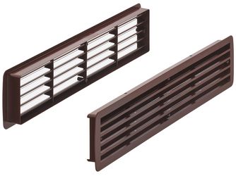 Lüftungsgitter Mahag. 457x92mm 460x90x40mm