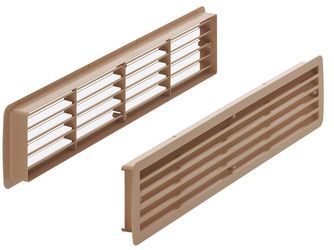 Lüftungsgitter ahorn. 457x92mm 460x90x40mm