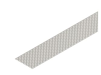 Lüftungsstreifen Aluminium Natur 0,7x80mm, 2,5m