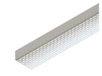 Lüftungswinkel einseitige Lochung Aluminium Natur 30x60mm, 2,5m