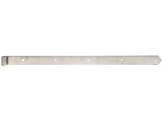 Ladenband, gerade, Abschluss abgerundet, Edelstahl, LxB 800x45mm, Rolle Ø16mm Ladenband, gerade, Abschluss abgerundet, Edelstahl, LxB 800x45mm, Rolle Ø16mm