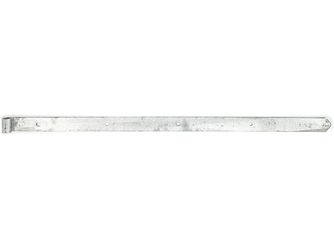 Ladenband, gerade, Abschluss abgerundet, feuerverz., LxB1000x45mm, Rolle Ø16mm Ladenband, gerade, Abschluss abgerundet, feuerverz., LxB1000x45mm, Rolle Ø16mm