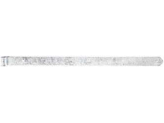Ladenband, gerade, Abschluss abgerundet, feuerverz., LxB 800x45mm, Rolle Ø16mm Ladenband, gerade, Abschluss abgerundet, feuerverz., LxB 800x45mm, Rolle Ø16mm