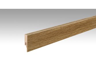 Laminatfolien-ummantelte Profile Fußleiste Profil 20 PK 2380x60x16mm 20198 Brass band