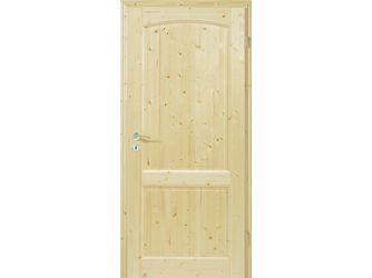 Zimmertür roh Fichte 2FB Massivholz