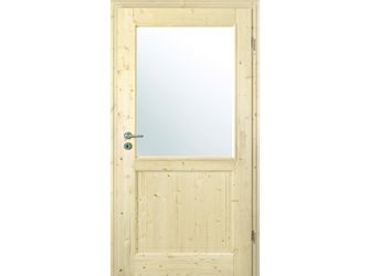 Zimmertür roh Fichte 2F LA-1G Massivholz